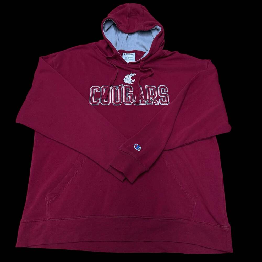 Champion Washington State University Cougars Hoodie Sweatshirt XL